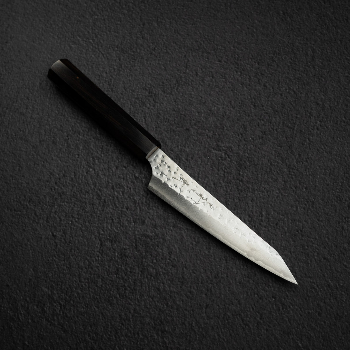黒﨑打刃物 国選 鋭 AS ペティナイフ 130mm エボニーハンドル