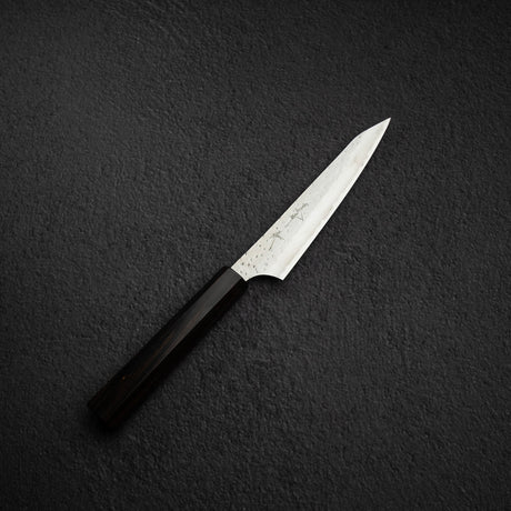 黒﨑打刃物 国選 鋭 AS ペティナイフ 130mm エボニーハンドル