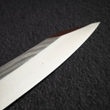 初心 x Shimizu 銀三鋼 ダマスカス 切付大反り柳刃 330mm
