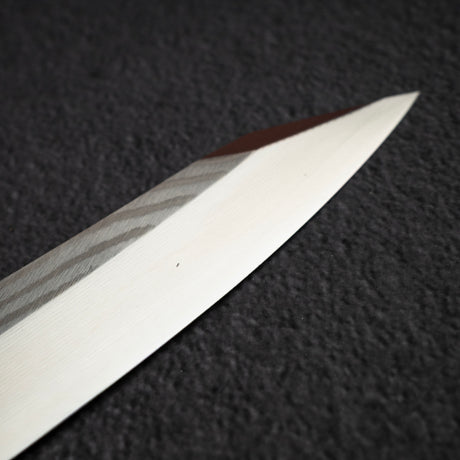 初心 x Shimizu 銀三鋼 ダマスカス 切付大反り柳刃 330mm