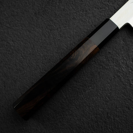 初心 x Shimizu 銀三鋼 ダマスカス 切付大反り柳刃 330mm