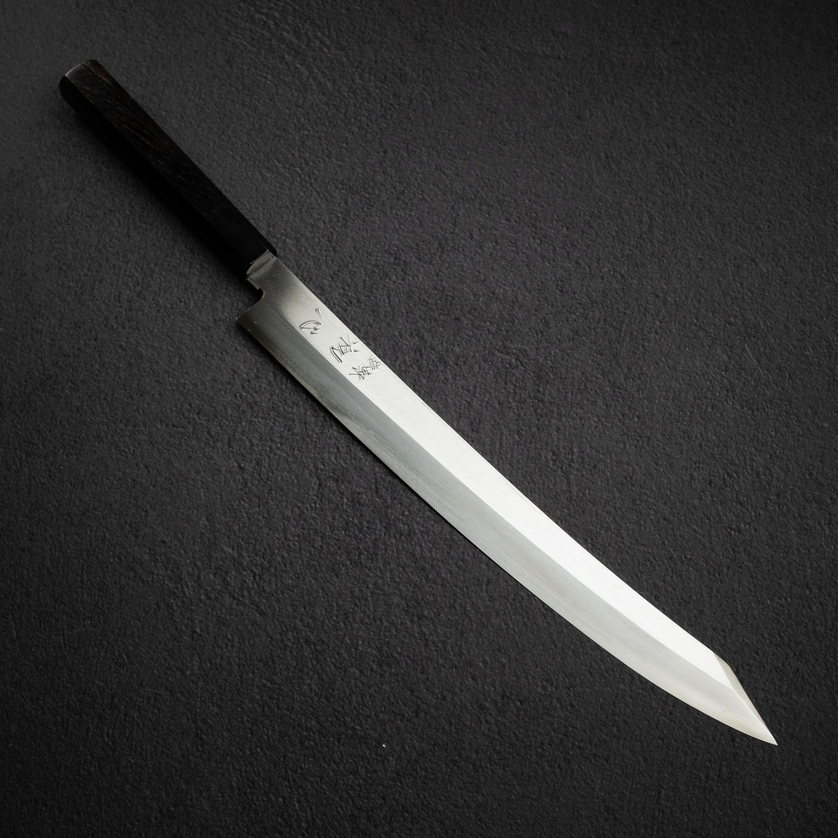 初心 x Shimizu 銀三鋼 切付大反り柳刃 330mm