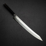 初心 x Shimizu 銀三鋼 切付大反り柳刃 330mm