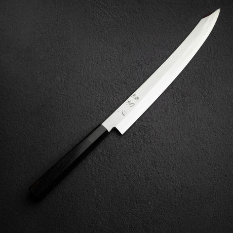 初心 x Shimizu 銀三鋼 切付大反り柳刃 330mm