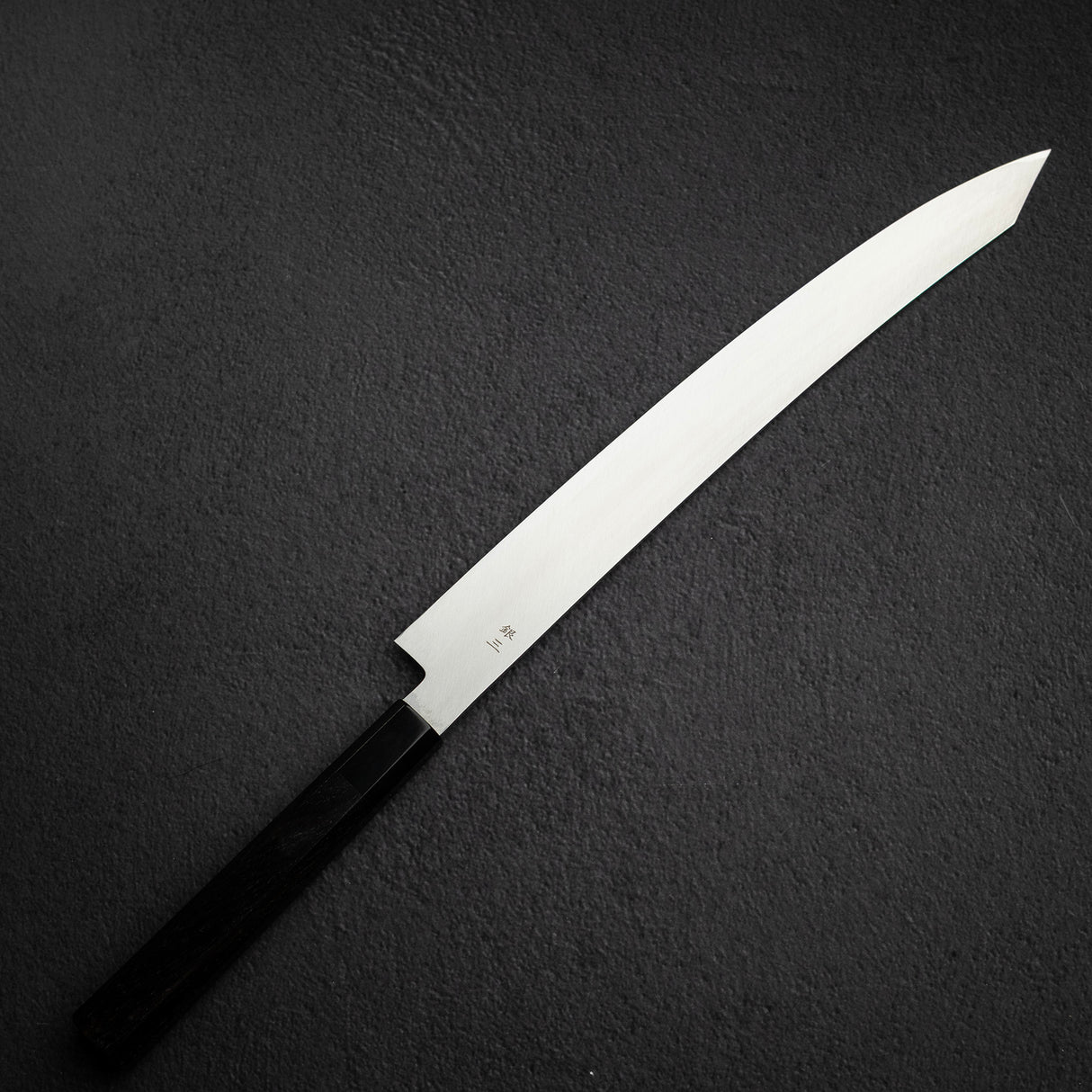 初心 x Shimizu 銀三鋼 切付大反り柳刃 330mm