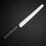 池田鍛錬所 白一鋼 水本焼 富士山刃文 先丸蛸引き 330mm