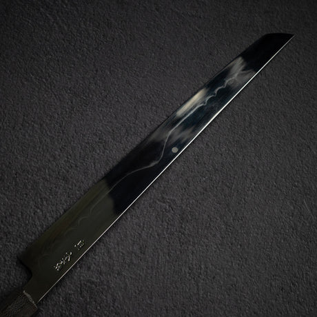 池田鍛錬所 白一鋼 水本焼 富士山刃文 先丸蛸引き 330mm