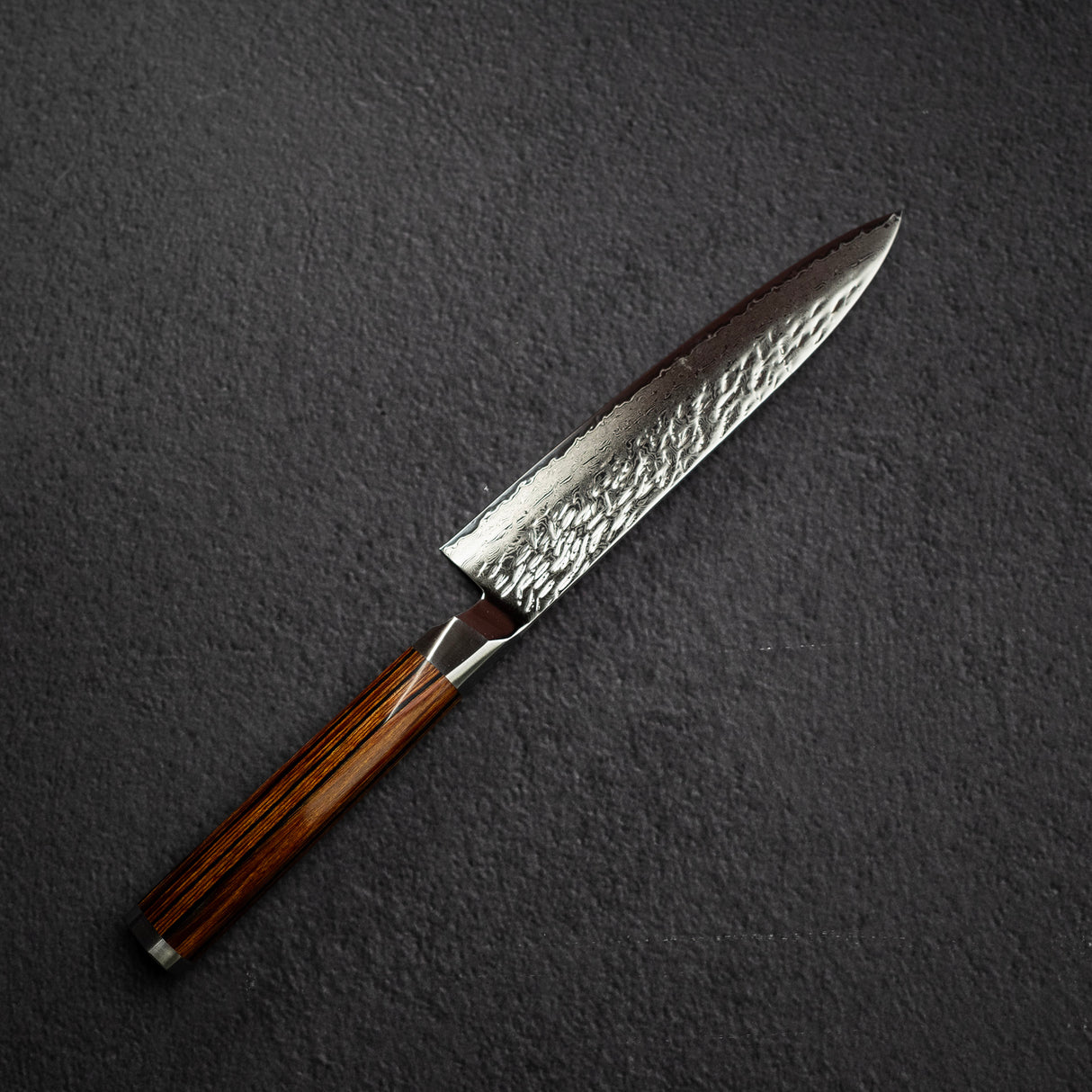 大野ナイフ製作所 涼風 SG2 槌目ダマスカス ペティナイフ 150mm