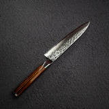 大野ナイフ製作所 涼風 SG2 槌目ダマスカス ペティナイフ 150mm
