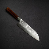 大野ナイフ製作所 涼風 SG2 槌目ダマスカス 三徳 180mm