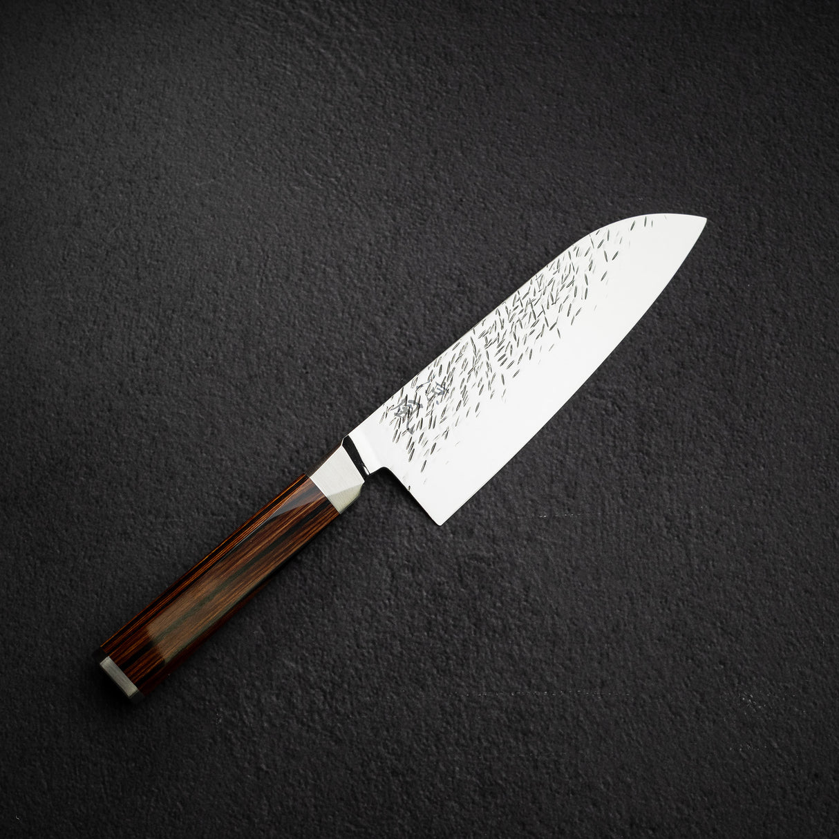 大野ナイフ製作所 涼風 SG2 槌目ダマスカス 三徳 180mm