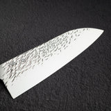 大野ナイフ製作所 涼風 SG2 槌目ダマスカス 三徳 180mm