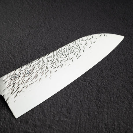大野ナイフ製作所 涼風 SG2 槌目ダマスカス 三徳 180mm