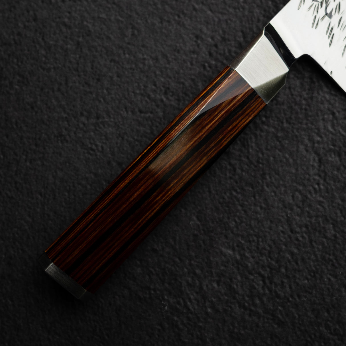 大野ナイフ製作所 涼風 SG2 槌目ダマスカス 三徳 180mm