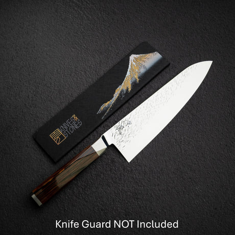 大野ナイフ製作所 涼風 SG2 ダマスカス 牛刀 210mm 槌目