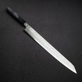 初心 x 弥氏 良寛 青二鋼 ダマスカス 切付柳刃 330mm