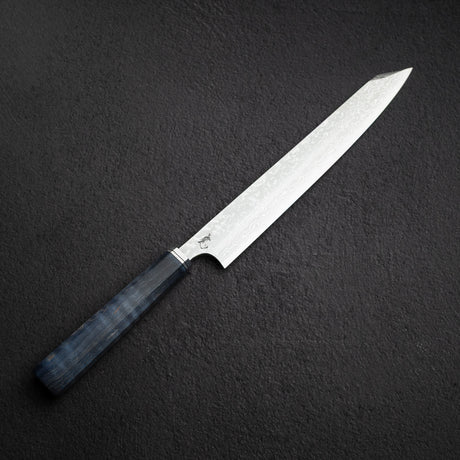 初心 x 弥氏 良寛 青二鋼 ダマスカス 切付柳刃 270mm