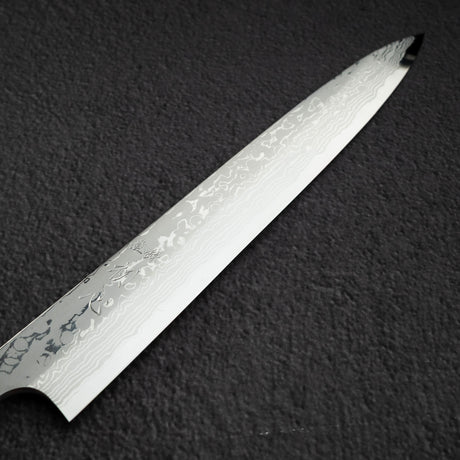 初心 x 弥氏 良寛 青二鋼 ダマスカス 柳刃 240mm