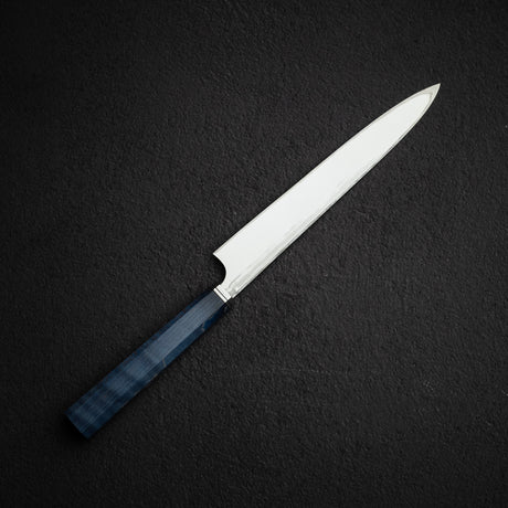 初心 x 弥氏 良寛 青二鋼 ダマスカス 柳刃 240mm