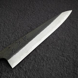 初心 蜃気楼 青紙スーパー 黒打ち ダマスカス ペティナイフ 150mm