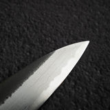 初心 蜃気楼 青紙スーパー 黒打ち ダマスカス ペティナイフ 150mm