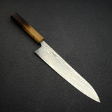 柴田 崇行 銀三鋼 縄目 牛刀 240mm