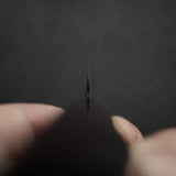 柴田 崇行 青紙スーパー 黒打ち 槌目 ペティナイフ 150mm