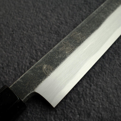 初心 x 明神利器制作所 白鷺 青二鋼 黒打ち 先丸柳刃 270mm