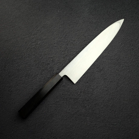 初心 x 明神利器制作所 白鷺 白二鋼 身卸出刃 左利き用 210mm