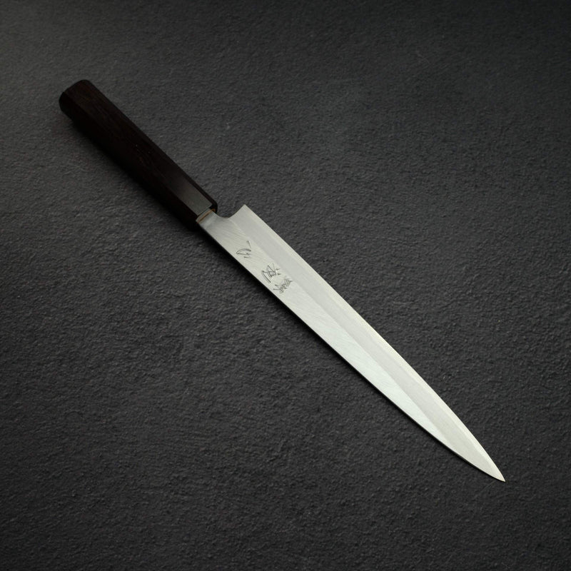 初心 x 明神利器制作所 白鷺 白二鋼 柳刃 左利き用 240mm