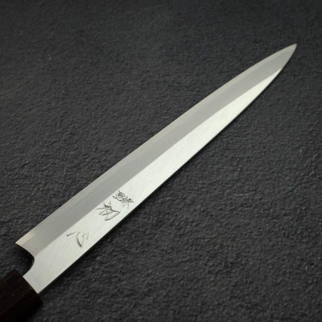 初心 x 明神利器制作所 白鷺 白二鋼 柳刃 左利き用 240mm