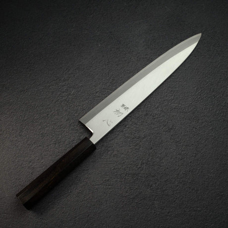 初心 x 明神利器制作所 白鷺 白二鋼 身卸出刃 左利き用 270mm