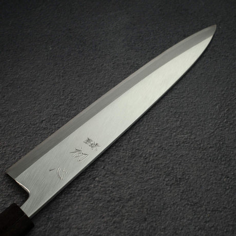 初心 x 明神利器制作所 白鷺 白二鋼 身卸出刃 左利き用 270mm