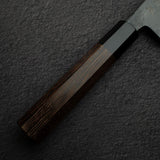 初心 黒風 青二鋼 黒打ち 切付出刃 150mm 両刃