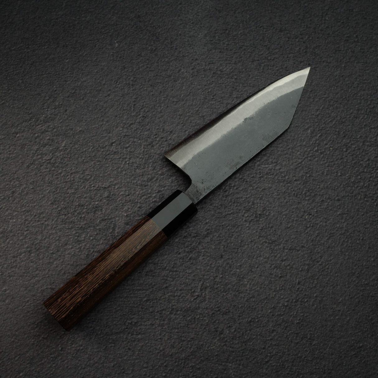 初心 黒風 青二鋼 黒打ち 切付出刃 150mm 両刃