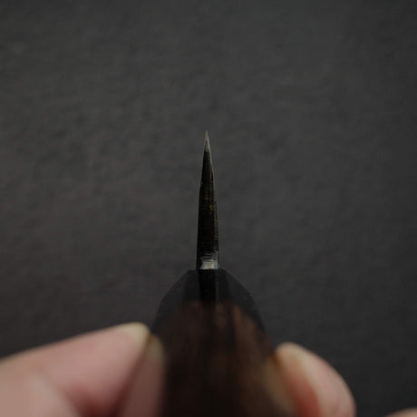 初心 黒風 青二鋼 黒打ち 切付出刃 150mm 両刃