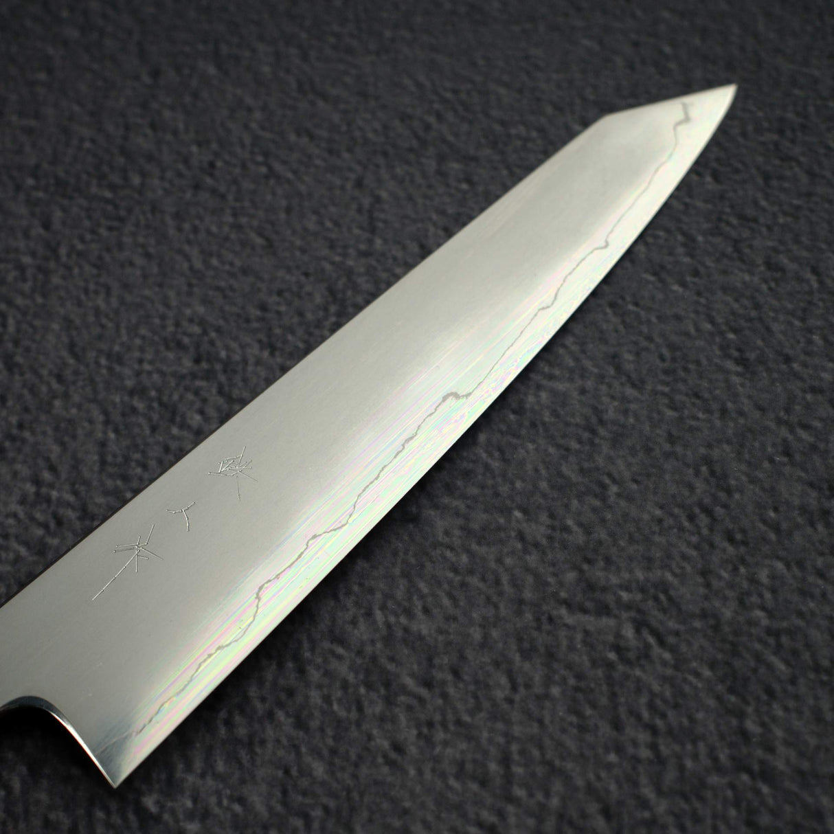 鉄人 銀三鋼 霞 切付ペティナイフ 165mm