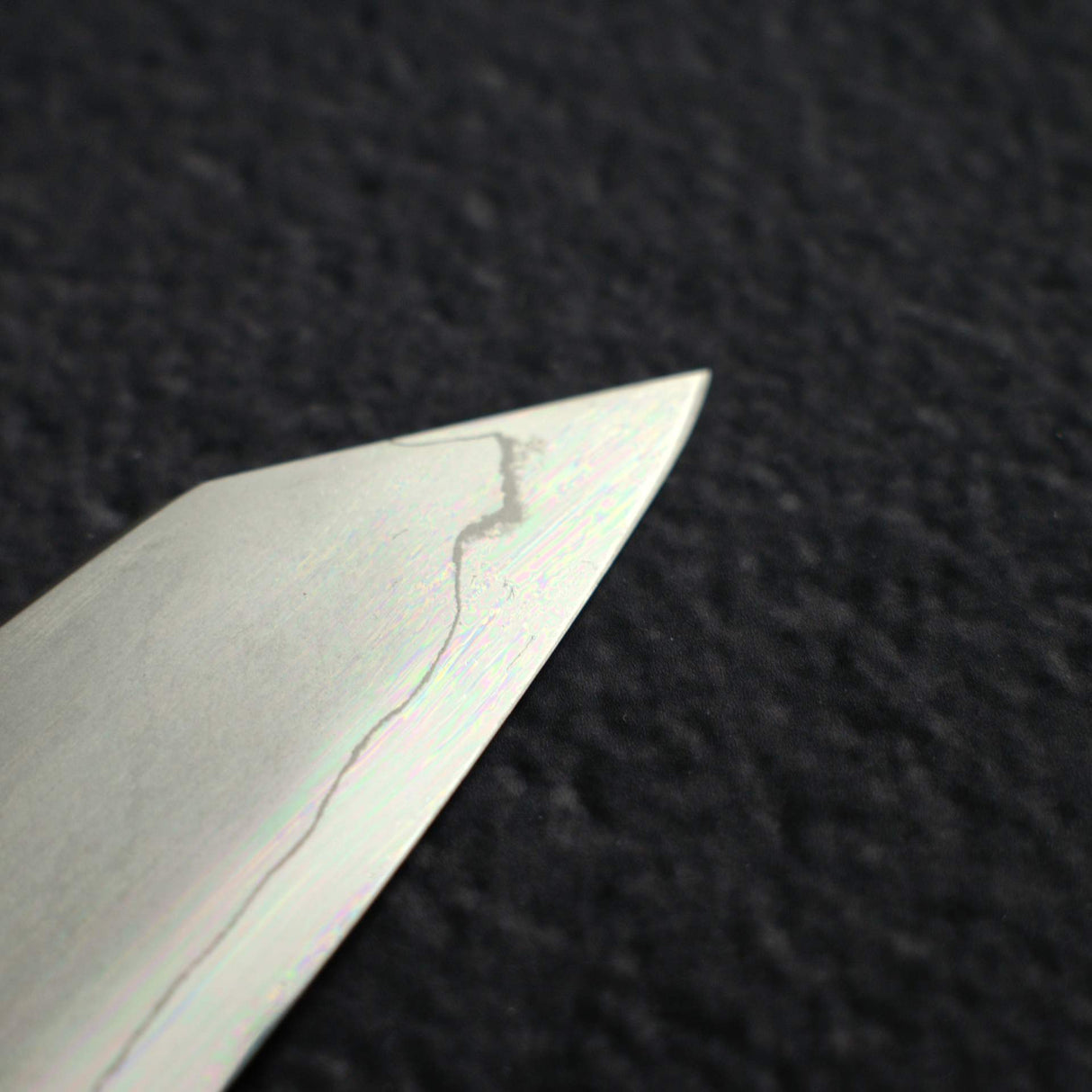 鉄人 銀三鋼 霞 切付ペティナイフ 165mm