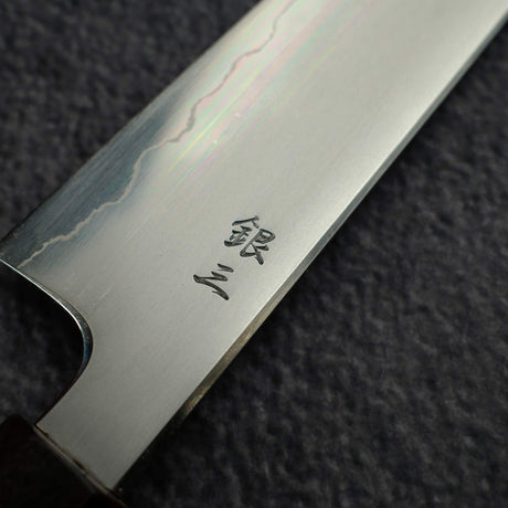 鉄人 銀三鋼 霞 切付ペティナイフ 165mm