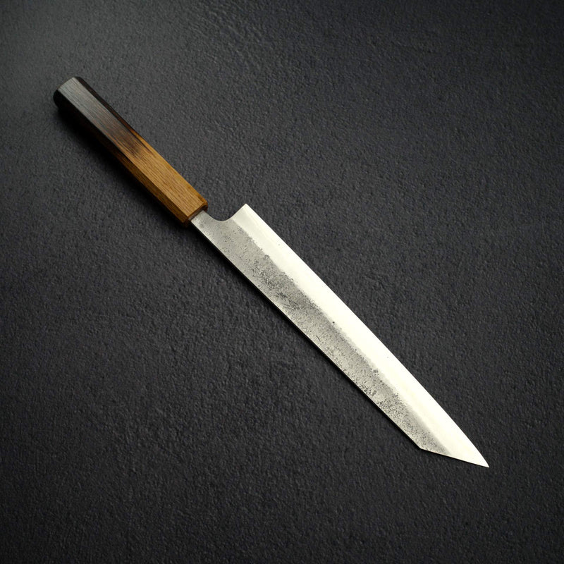 松原刃物 青二鋼 梨地仕上げ 切付筋引 240mm