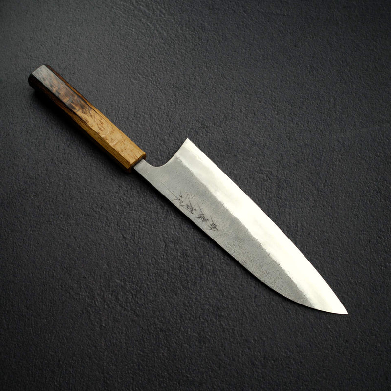 松原刃物 青二鋼 梨地 牛刀 210mm