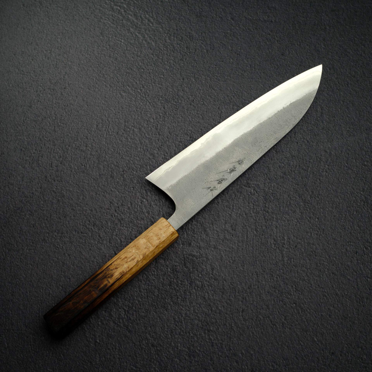 松原刃物 青二鋼 梨地 牛刀 210mm