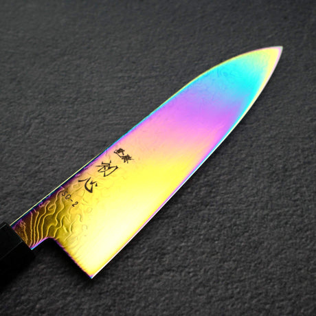 初心 流氷 SG2 ダマスカス レインボー 三徳 180mm