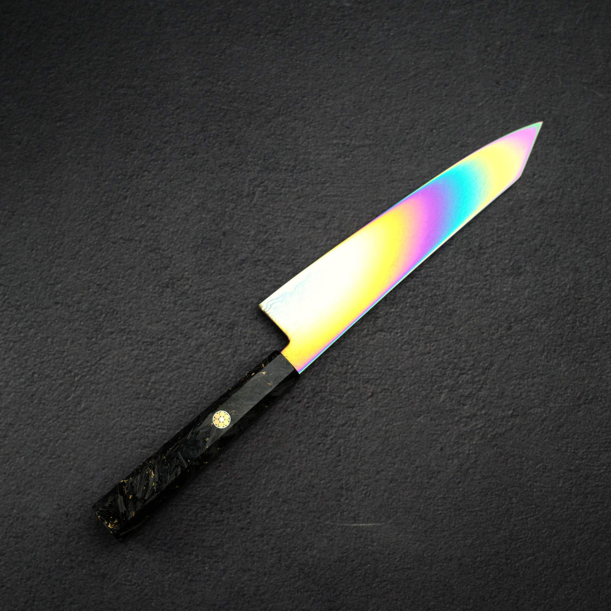 初心 流氷 SG2 ダマスカス レインボー 切付牛刀 210mm