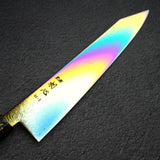 初心 流氷 SG2 ダマスカス レインボー 切付牛刀 240mm