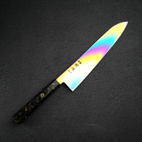 初心 流氷 SG2 ダマスカス レインボー 牛刀 240mm