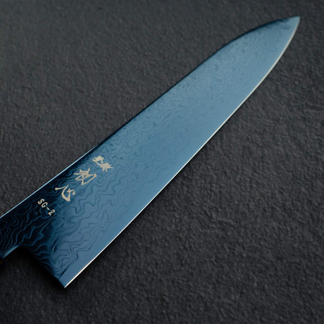 初心 流氷 SG2 ダマスカス 牛刀 210mm 漆ハンドル