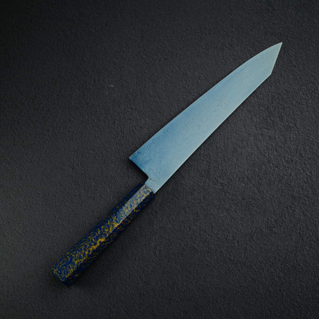 初心 流氷 SG2 ダマスカス 切付牛刀 240mm 漆ハンドル