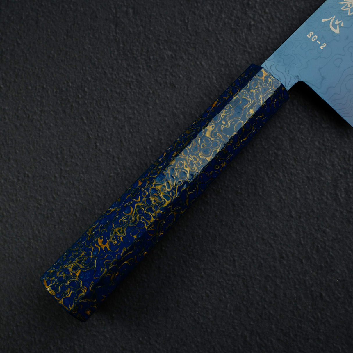 初心 流氷 SG2 ダマスカス 牛刀 240mm 漆ハンドル