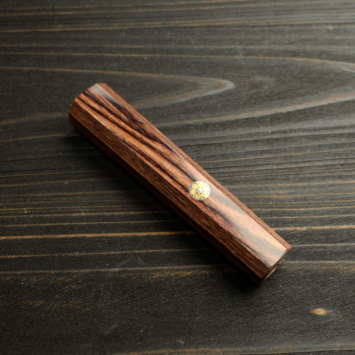 牛刀210mm用 八角形ダークウッドハンドル